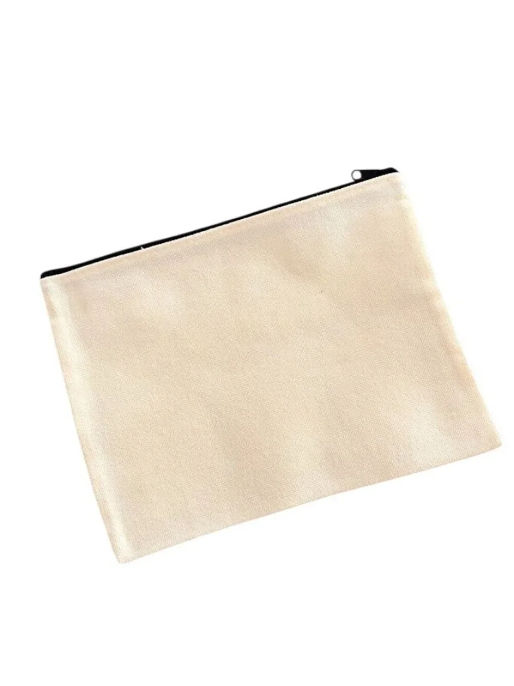 Blessed Mama Black Girl Zip Travel Pouch Makeup Linen Blend Brand New!
